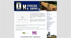Desktop Screenshot of dkfencing.com